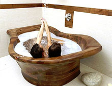 Wooden Bathtub NIRVANA